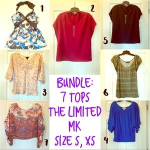 Bundle 7 Tops Limited, Michael Kors, Size S, XS